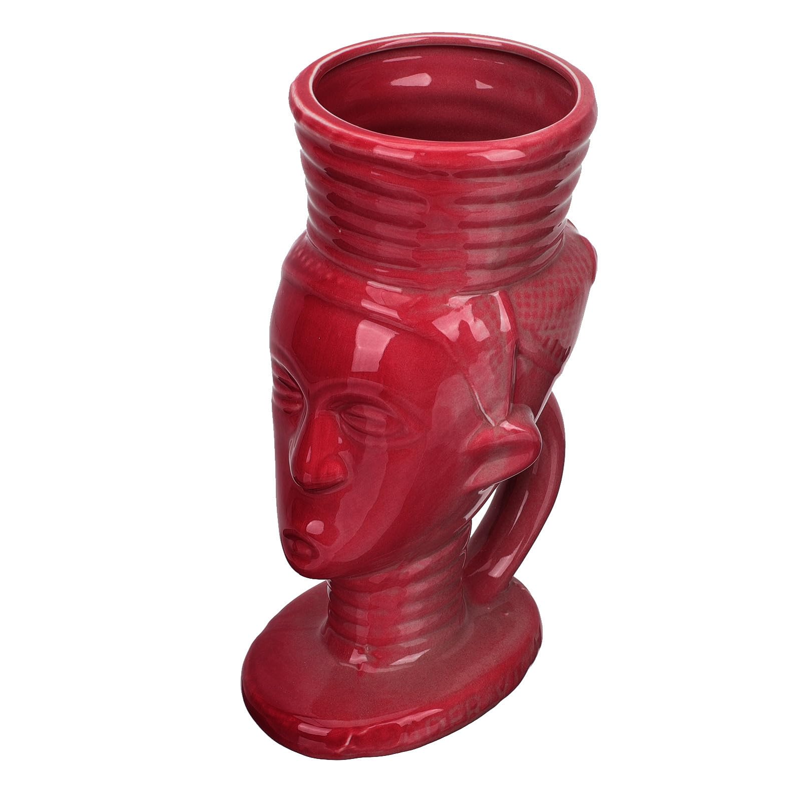 Copa de cerámica roja Artibetter un detalle creativo para regalar en fiestas