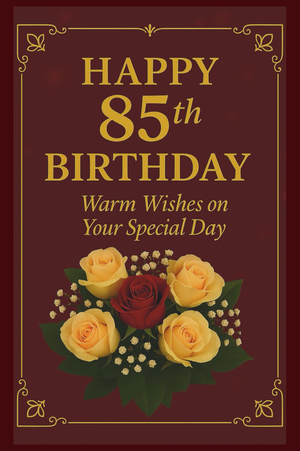 Happy 85th Birthday - A Beautiful Gift Book of Love, Appreciation & Joy: A Heartfelt Keepsake for Mom, Dad, Grandma or Grandpa on This Special Day