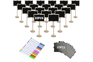 Elegant Buffet Food Labeling with Mini Chalkboard Signs