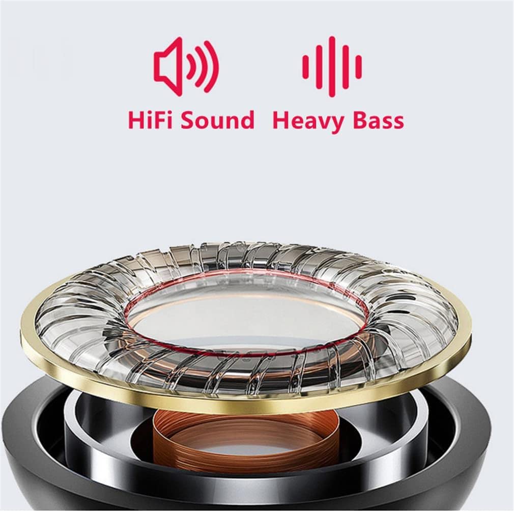 Bezprzewodowe Słuchawki Nauszne Bluetooth 5.0, Nauszne Składane Słuchawki Z Aktywnym Tłumieniem Szumów, Hi-res Audio, Deep Bass, 10 Godzin Odtwarzania, Z Mikrofonem, Fm, Sd/Tf, Red