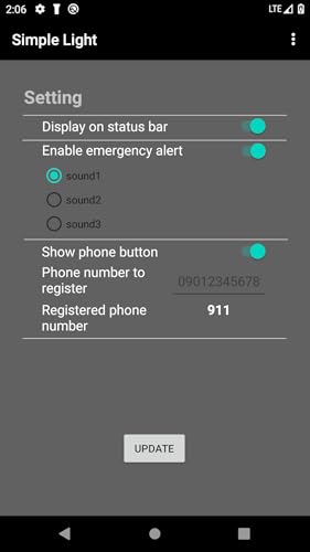 Simple Light -Emergency alert-Emergency call-