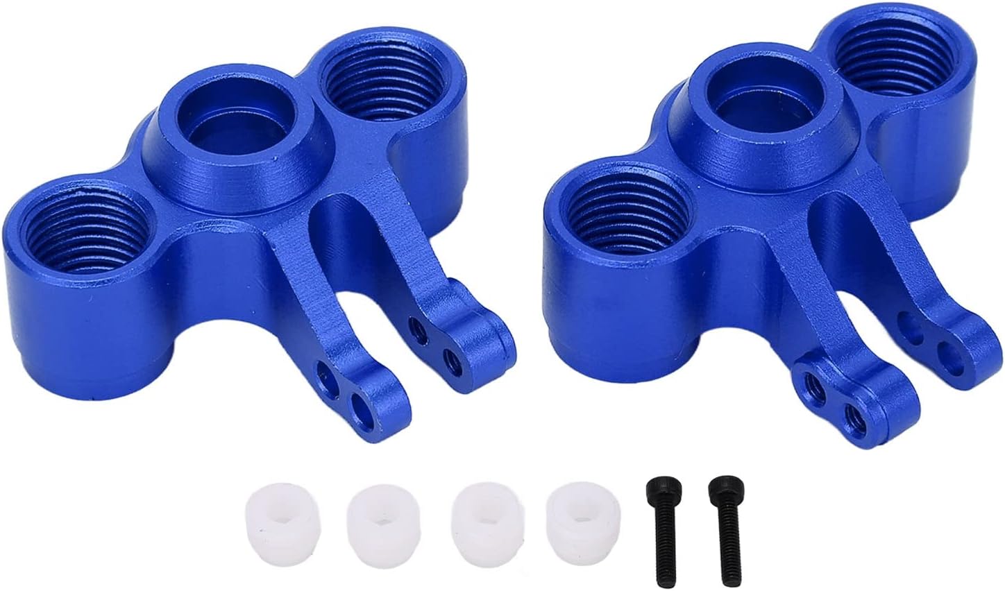 Aluminum Alloy RC Front Rear Axle Carriers for Traxxas E Revo VXL 1/16 RC Car Parts (Blue)
