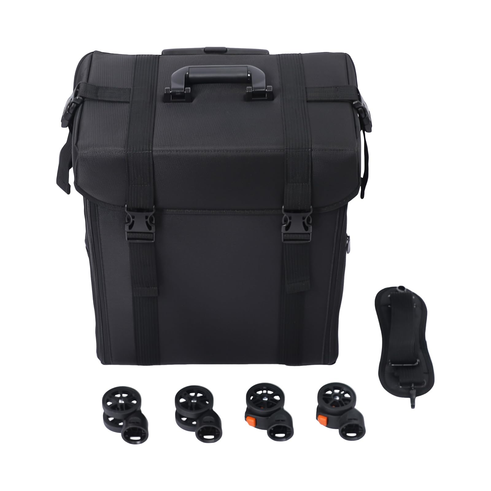 Kosmetikkoffer 2 in 1 Friseur Reisetasche Roll Make up Koffer