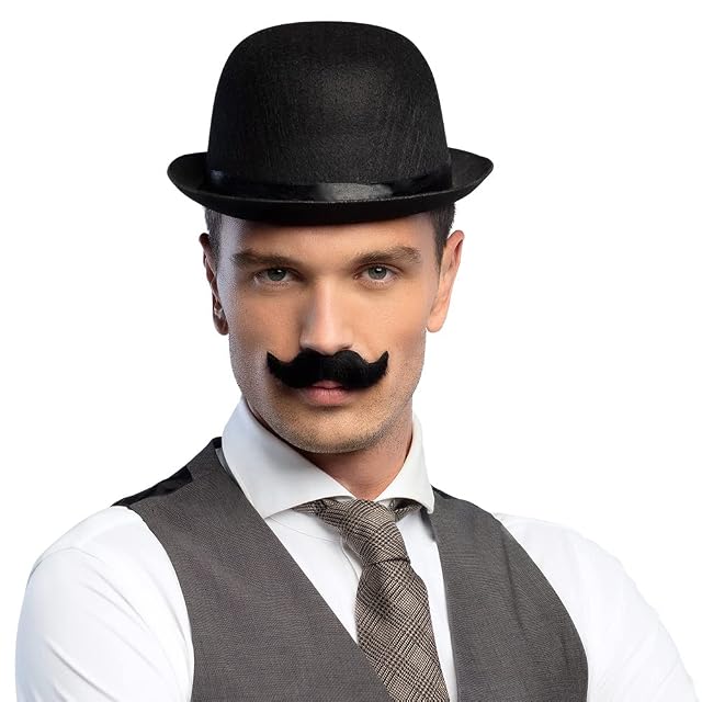 Boland 01803 - Caballero del bigote, un tamaño, negro