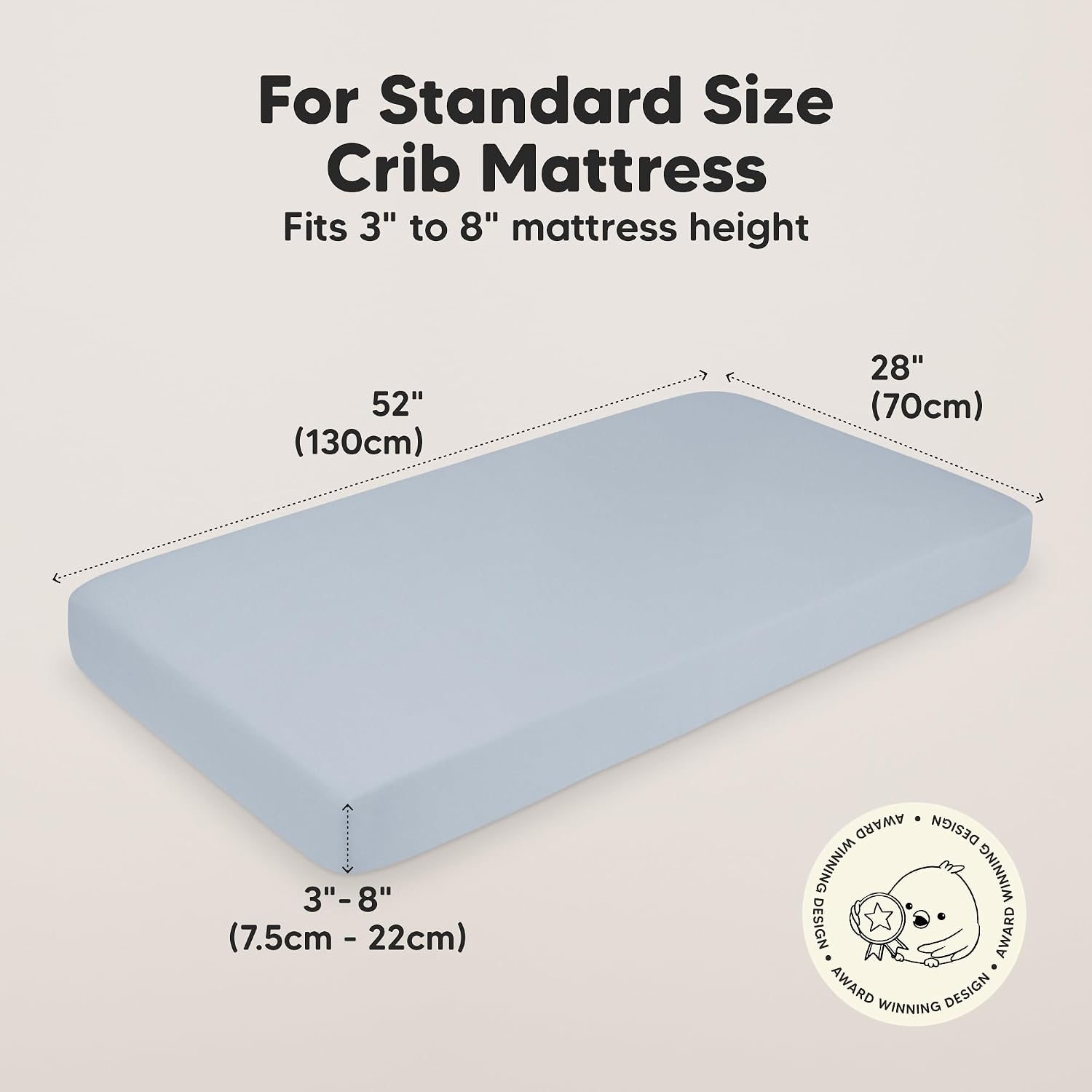 Keababies 2-Pack Crib Sheets for Boys, Girls and Pack and Toddler Pillow with Pillowcase - Fitted Baby Crib Sheets for Toddlers - 13X18 Soft Cotton Toddler Pillows for Sleeping