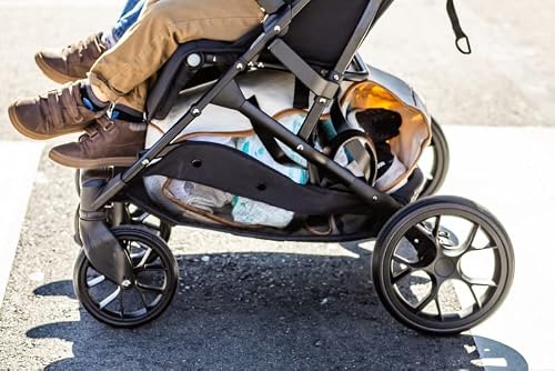Joovy Kooper Rs2 Double Stroller With Snack Trays, Side By Side Stroller, Lightweight Travel Stroller, Black #TOP5