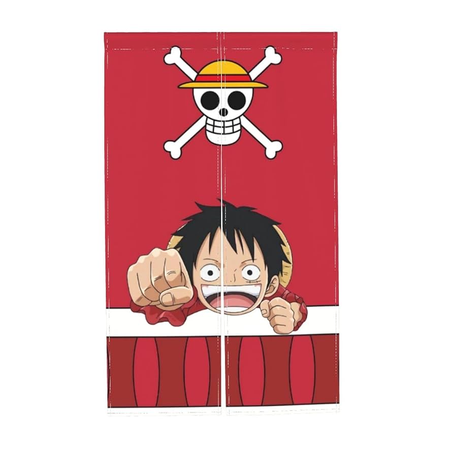 ワンピース　モンキー・D・ルフィ 　暖簾　のれん Amazon｜のれん ワンピース ルフィ ギア5 (1) アニメ 暖簾