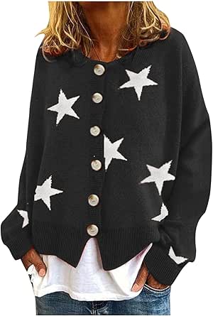 Robe Pull Noire Tricot Avec Boutons-bijou Femme