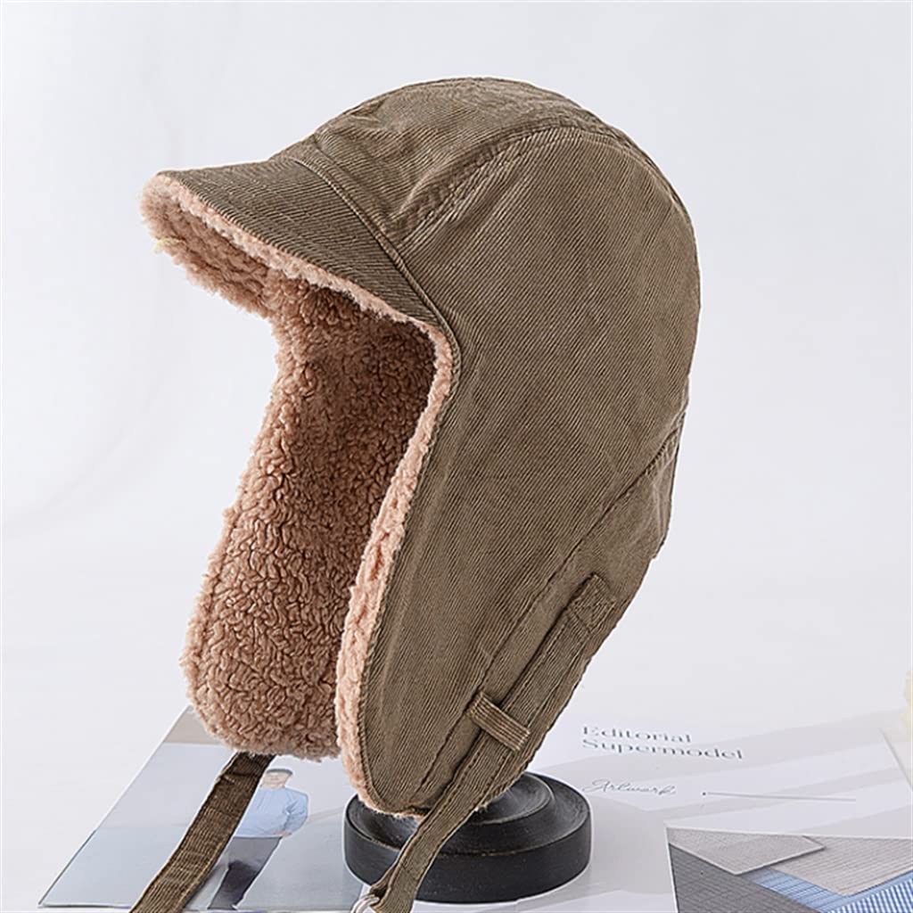 Weibliche Winter-Thunderbolt-Mütze, verdickter Radfahren-Gehörschutz Plus Fleece-Plüsch-warme Mütze (D 6 7/8)