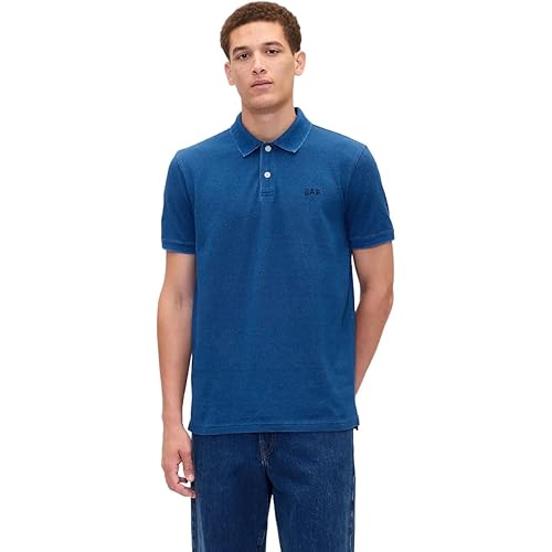 Gap Mens Logo Pique Polo
