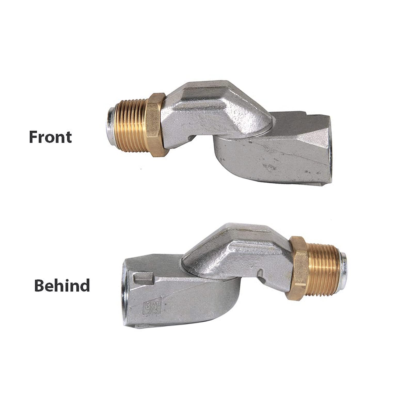 Snapklik.co : 2 PCS 1" NPT Fuel Hose Swivel Fuel Transfer Swivel 360 - View #14