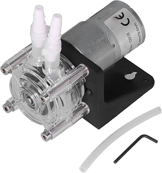 500mL/min G928 Peristaltic Pump 3 Rollers Large Flow Liquid Dosing Pumps with Silicone Hose Strong Suction Peristaltic Pump12V