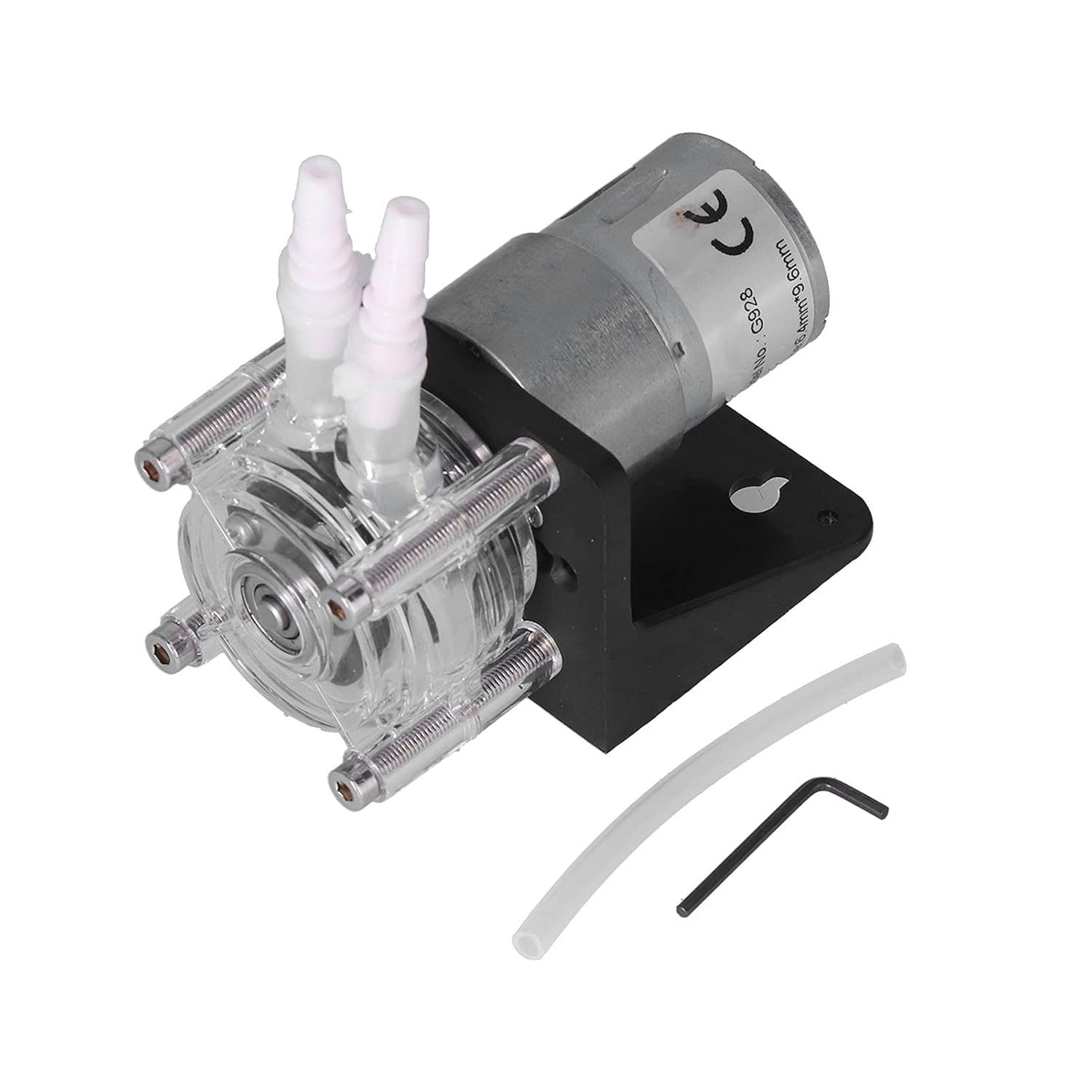 Peristaltic Dosing Pump, Peristaltic Pump DC Dosing Pump Self Priming Roller Peristaltic Pump with Silicone, Industrial Peristaltic Metering Pumps (12V)