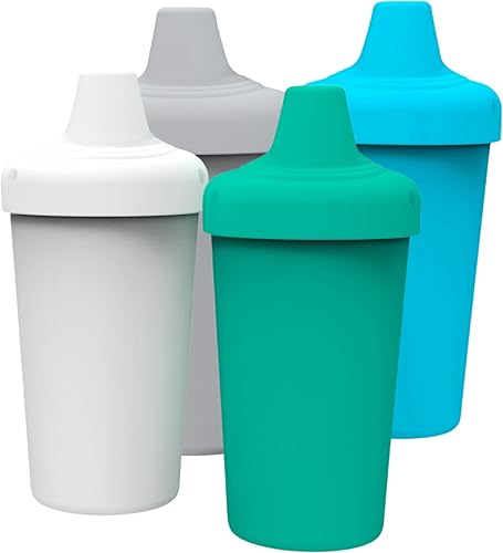 Miniatura 7 de Avima Vasos a prueba de derrames para niños pequeños de 1 a 3 años, resistentes a las mordeduras y sin BPA, vasos de entrenamiento para niños y