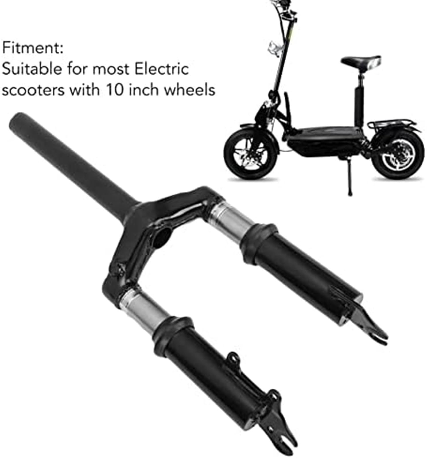 Amortiguador suspensión delantera resorte scooter eléctrico 10 pulgadas