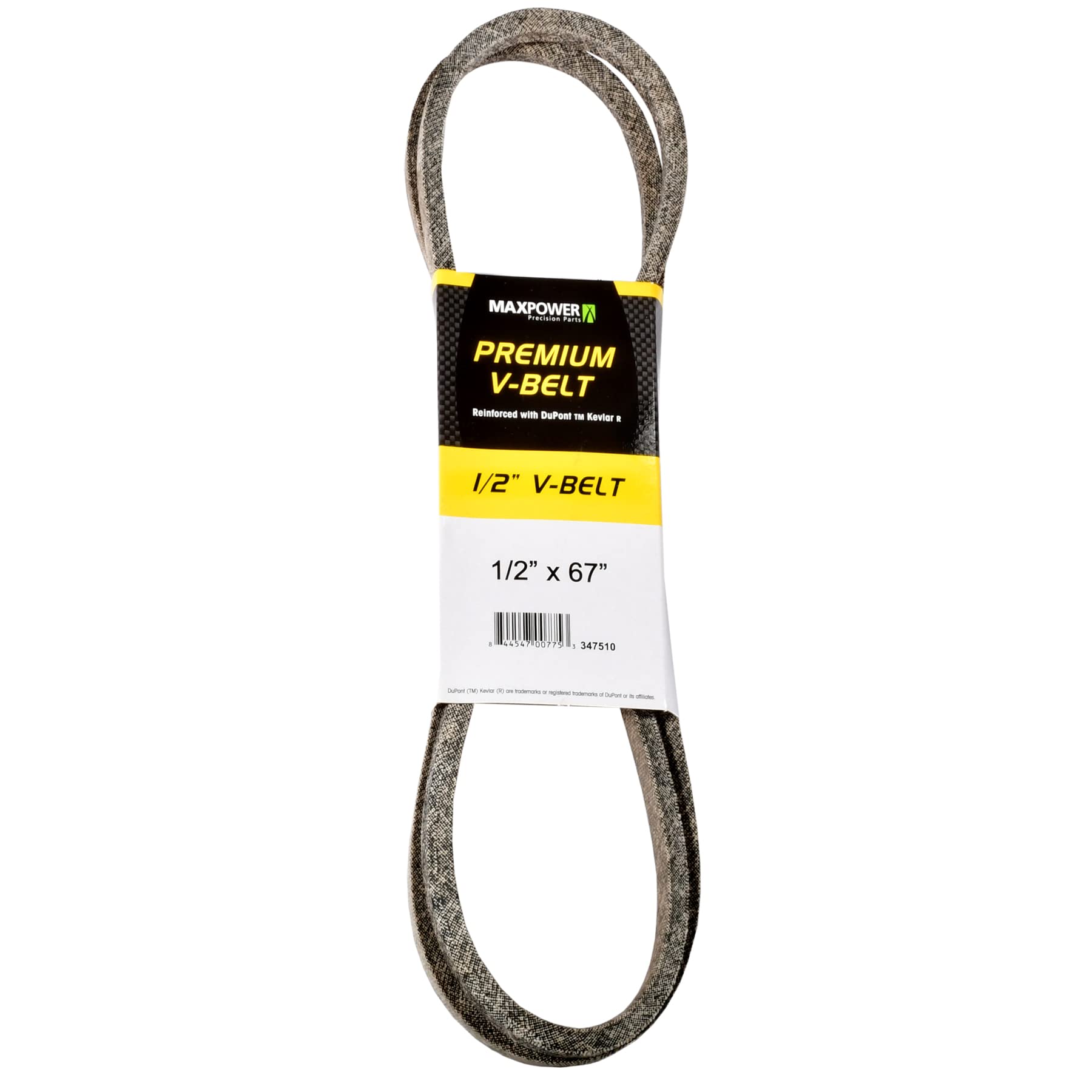 MAXPOWER Cinghie 347510, rinforzante in Kevlar, 1/2" x 67" - 4L670 - Lunghezza Esterna L(a) 1700 mm.