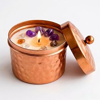 Tropical Vibe Kerzen | Duftkerze aus Sojawachs in einer Kupferdose | Aromatherapie-Kerze l Natürliche Sojawachskerze l Geschenkset für Weihnachten l Ostern l Valentinstag l Muttertag l Jubiläum
