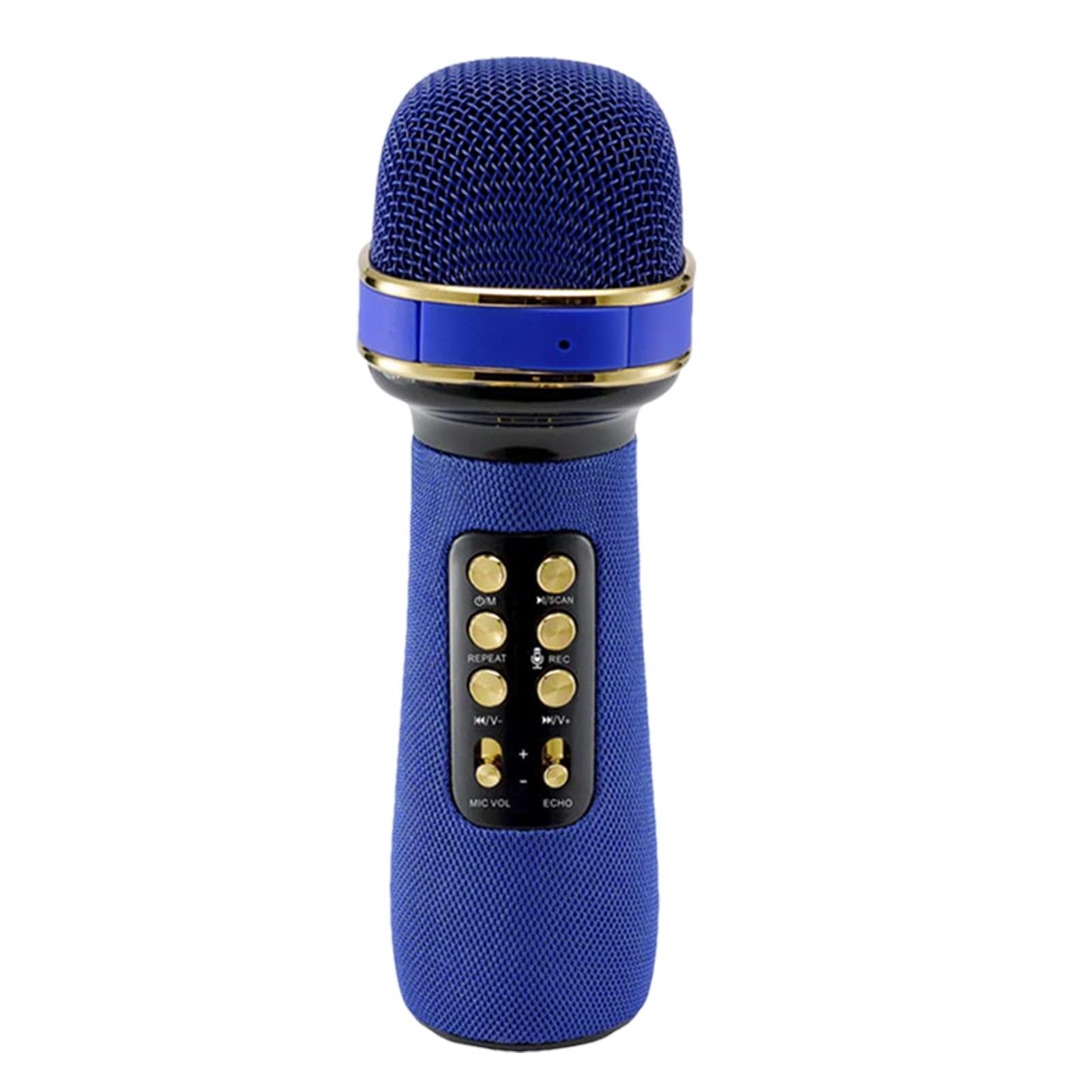 Cordless Microphone - Wireless Home Microphone, Microphone | Wireless Microphone Supplies With LED Lights, Professional Tuning Portable Cordless Mic Speaker For Smartphones