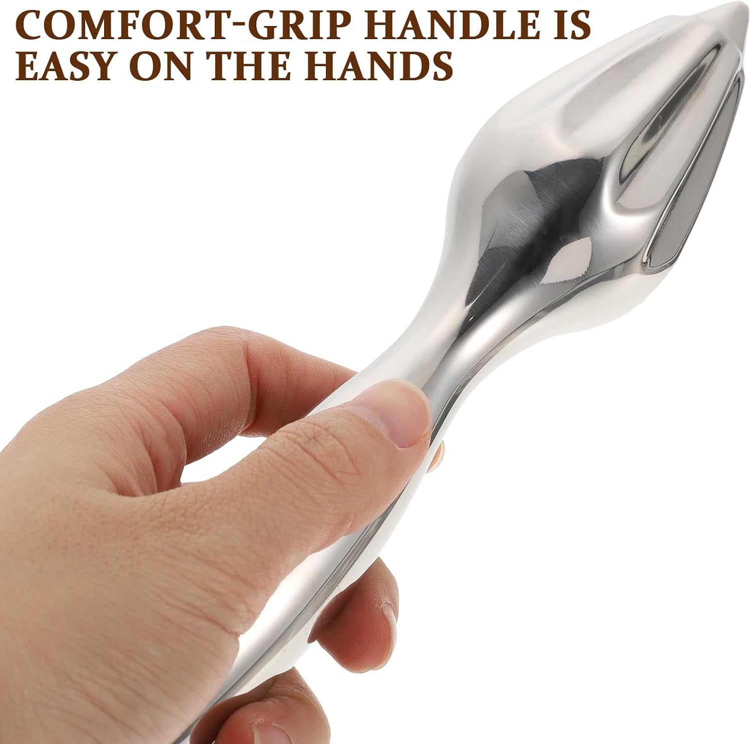 YARNOW Manual Citrus Reamer Handheld Fruit Squeezer Stainless Steel Citrus Juicer for Lemon Orange Juice Extraction Kitchen Supply 7.87 X 1.77 X 1.77 in