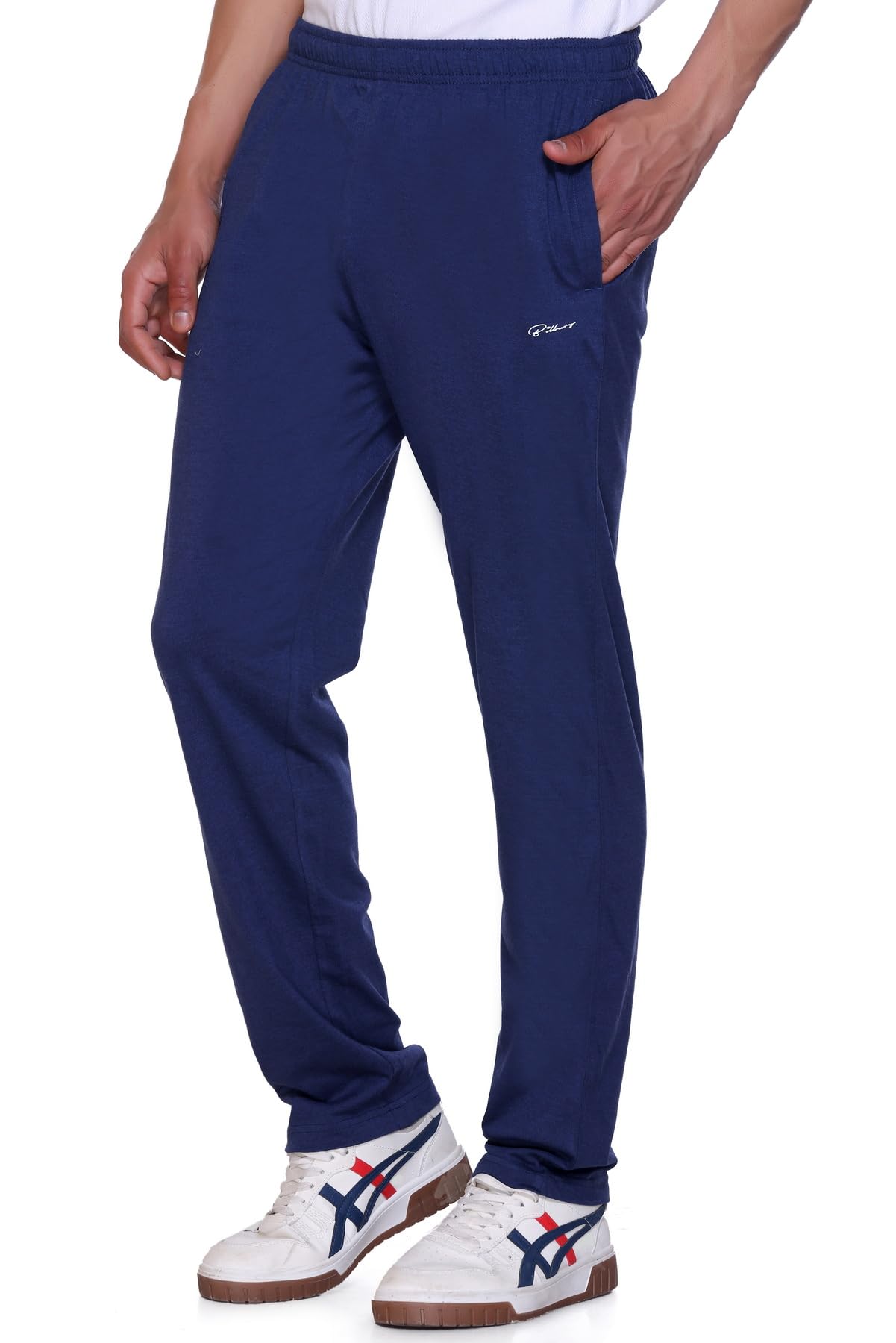 Men’s Breathable Premium Cotton Track Pants | Regular & Plus Size | Gym, Running, Yoga, Cricket, and Sportswear | Comfortable Loose Fit-GK25001-01-image-37