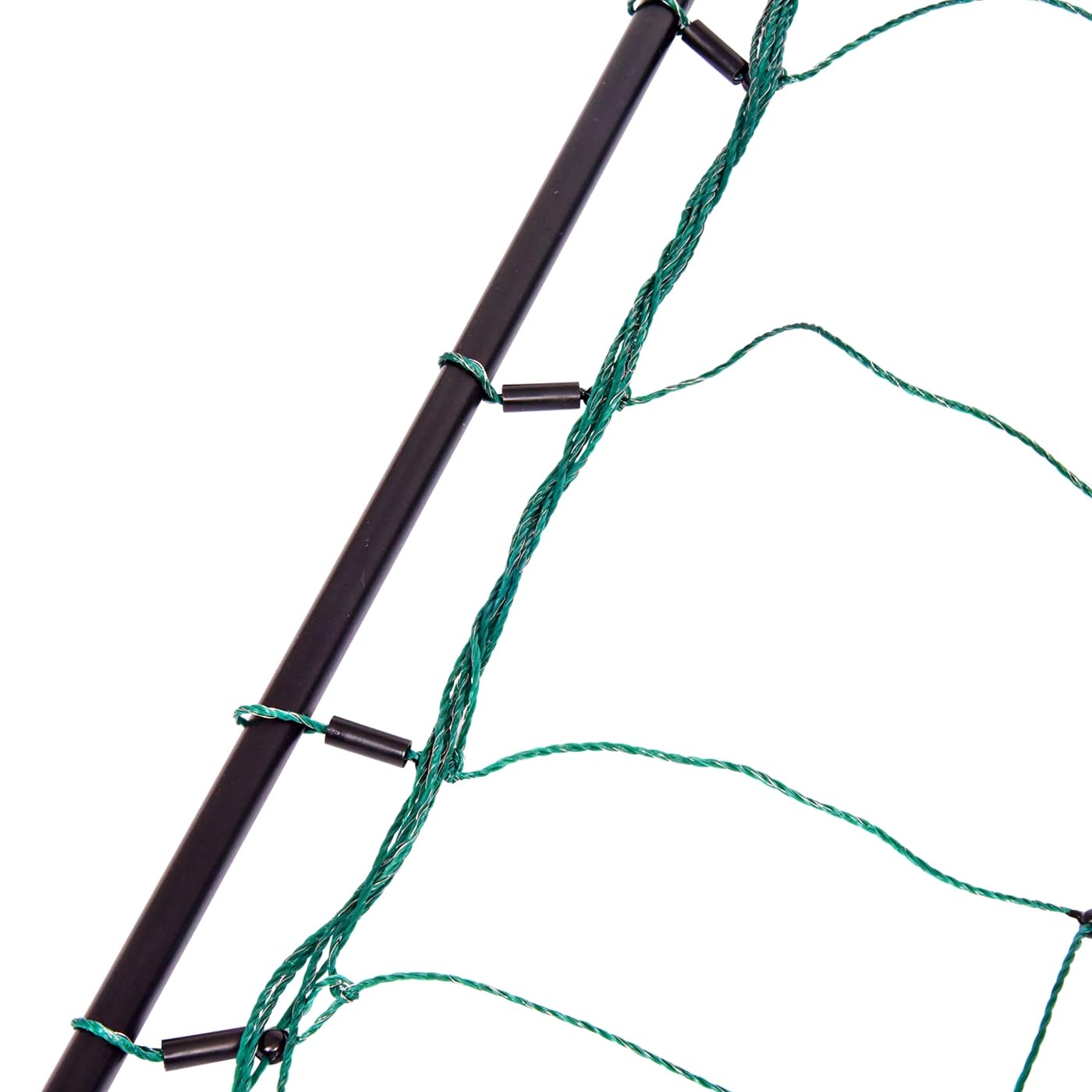 VOSS.farming Malla para ovejas Premium farmNET+, 50m, 90cm, Valla eléctrica con 20 Postes, Doble Punta, Verde, cercado para Perros, Adapta como Agility