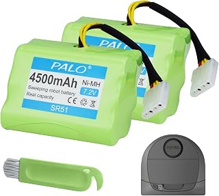 CITYORK NiMH-Ersatzakkus für Neato XV Serie XV-11 XV-12 XV-14 XV-15 XV-21 XV-25, XV Essential Signature Pro, 7,2 V, 4500 mAh, 2 Stück