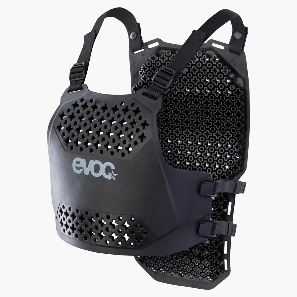 EVOC Torso Protector, Chaleco de protección para espalda y pecho, nueva tecnología de protección LITESHIELD Flex, máxima flexibilidad, resistente a la temperatura, ventilación 3D, talla XS), color