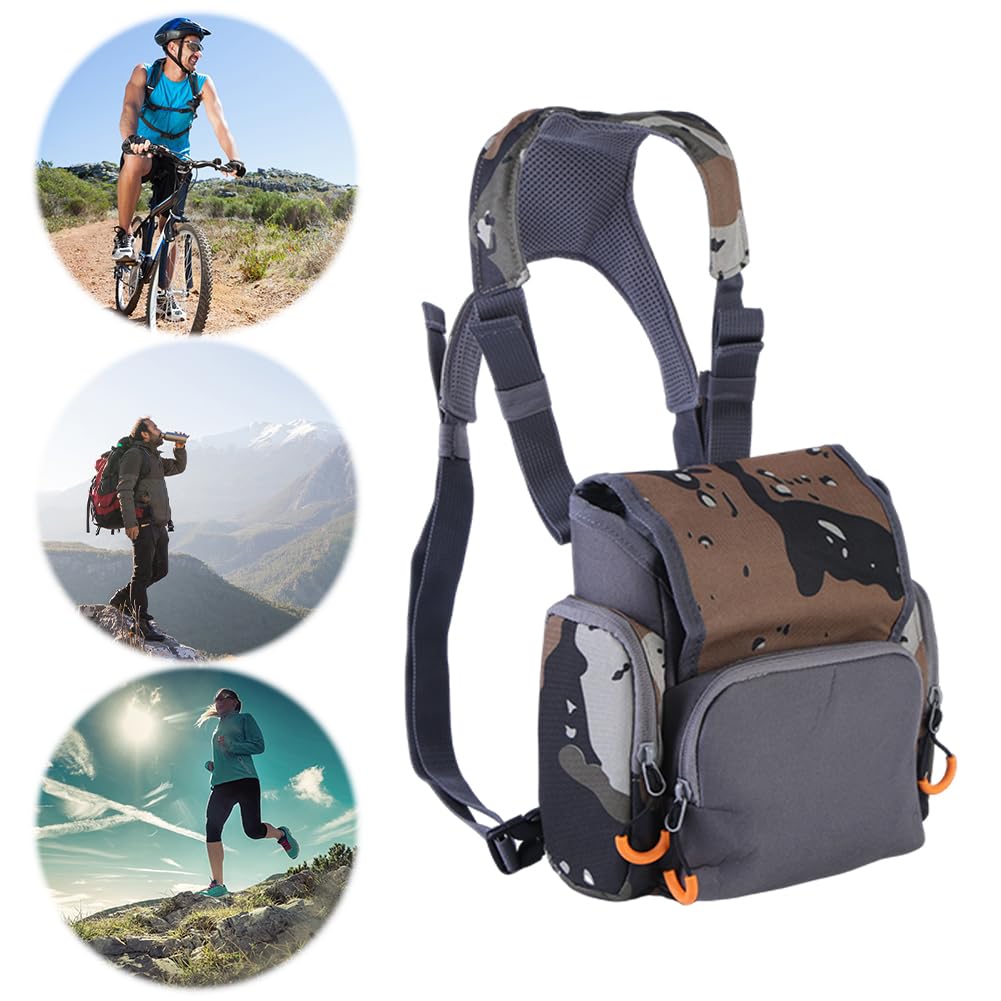 Binocolo Imbracatura Petto Pack Caccia Regolabile Bino Caso w/Rangefinder Pouch