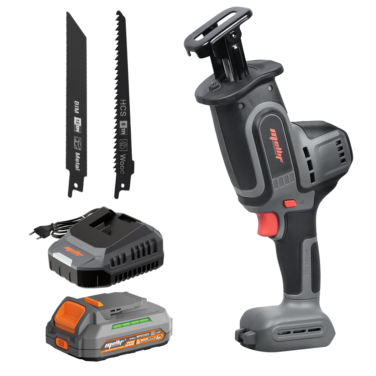 Top 5 One-Handed Reciprocating Saw Reviews & Guide 6 Mellif Brushless Reciprocating Saw Compatible with Dewalt 20v Max Battery