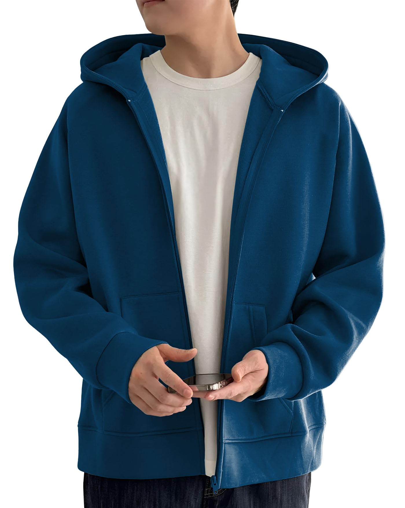 AUSK Men Jacket with Hooded Neck || Mens Hoodies Sweatshirt || Hoodie Jacket for Winter