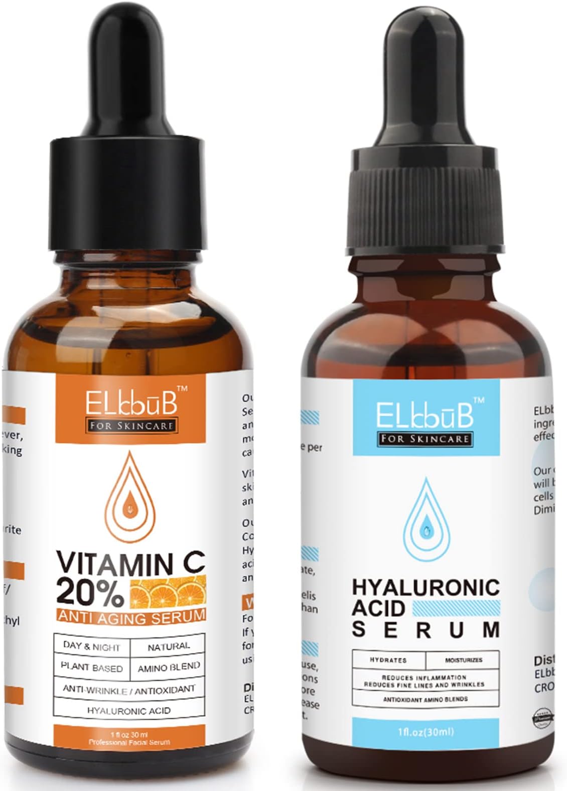 Premium 20 Vitamin C Serum For Face with Hyaluronic Acid