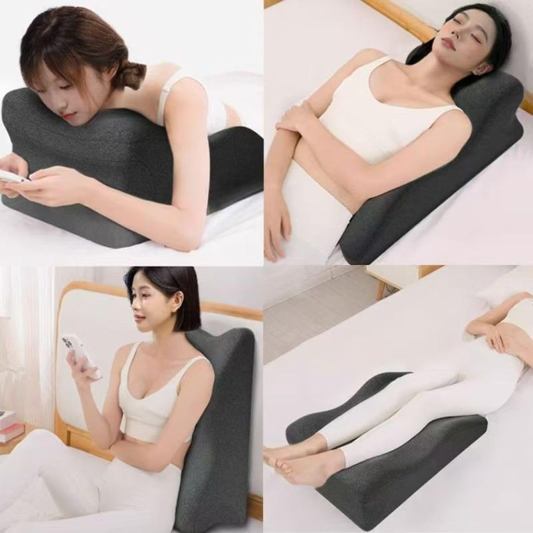 Cuscino Per Il Sesso Di Coppia, Cuscino Ergonomico Per I Glutei, Cuscino Multifunzionale Per L'Interazione Di Coppia, Con Fodera Sfoderabile (Nero)