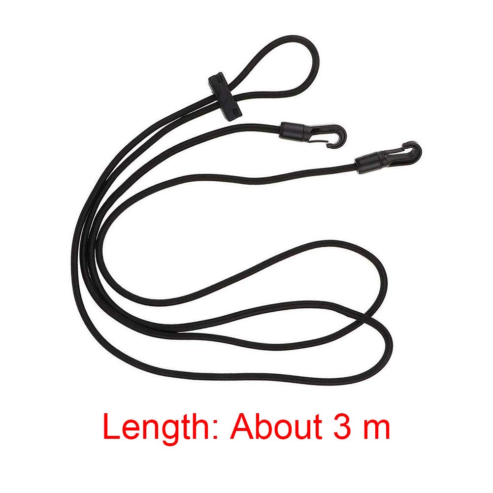 Redini da cavallo 3 m elastico collo corda regolabile addestramento collare nero