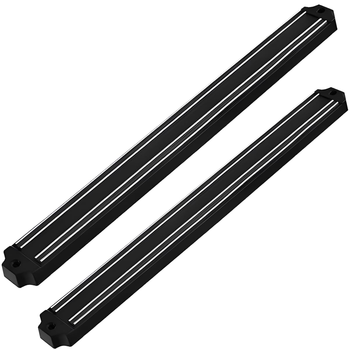 Kit 2 Suporte Barra Magnética para Facas e Utensílios de Metal 50cm com Fixação na Parede
