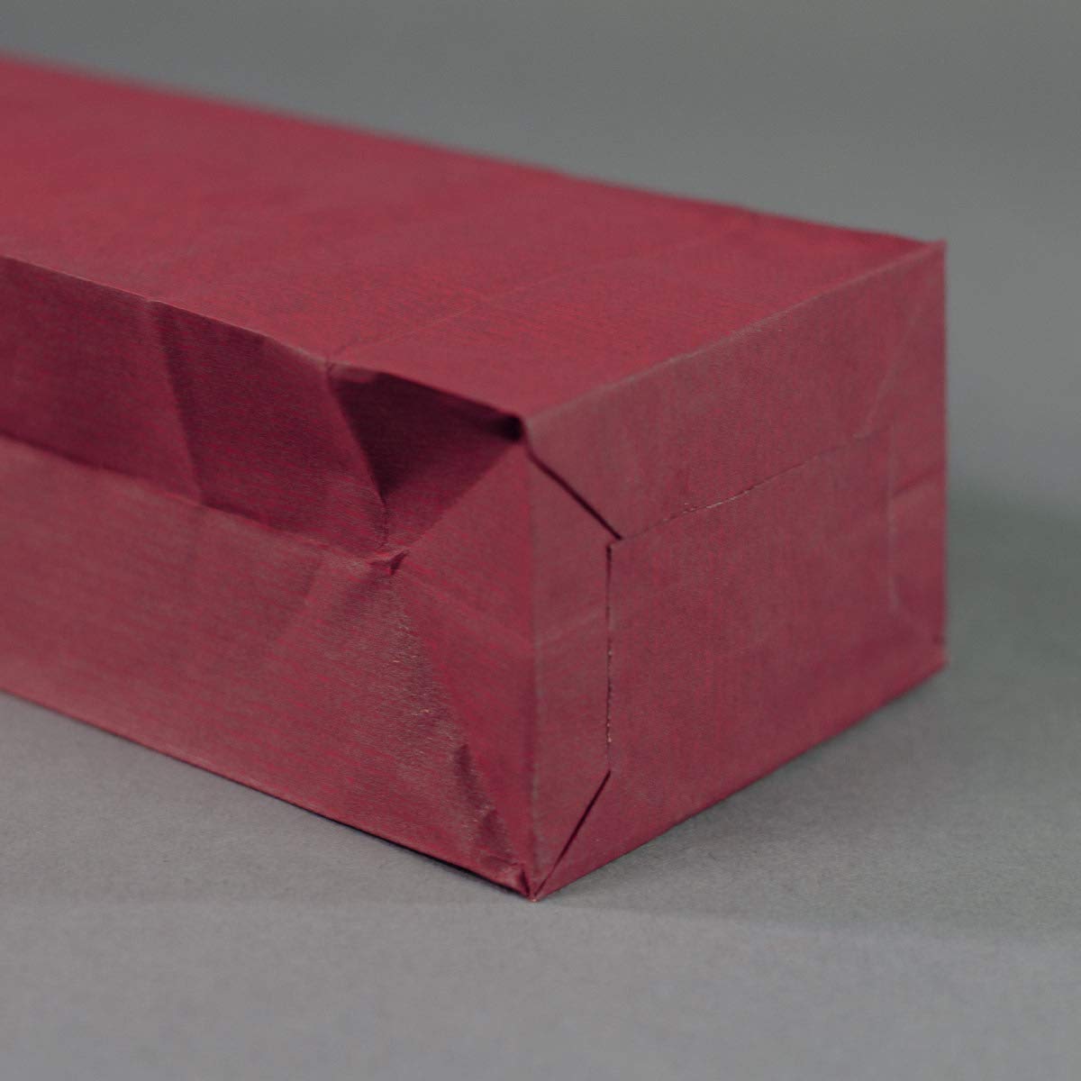 100 x Flaschentaschen rot 9,5+6,5x38 cm | Flaschentüten | Geschenktüte Flasche Wein | Weintaschen | HUTNER