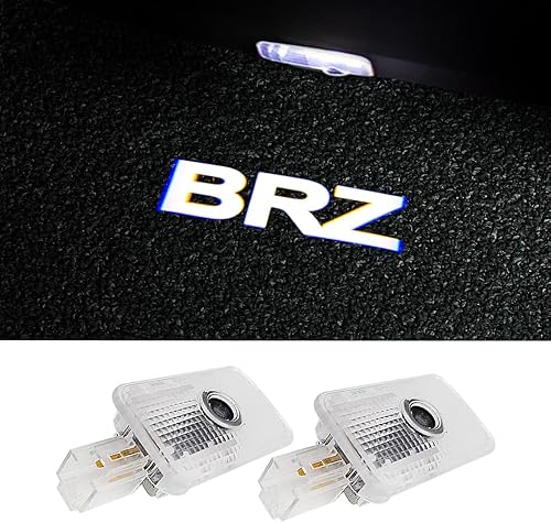 2 luces LED que no se decoloran para puerta de automóvil, proyector de cortesía, luz de bienvenida láser, lámpara de charco de sombra fantasma,