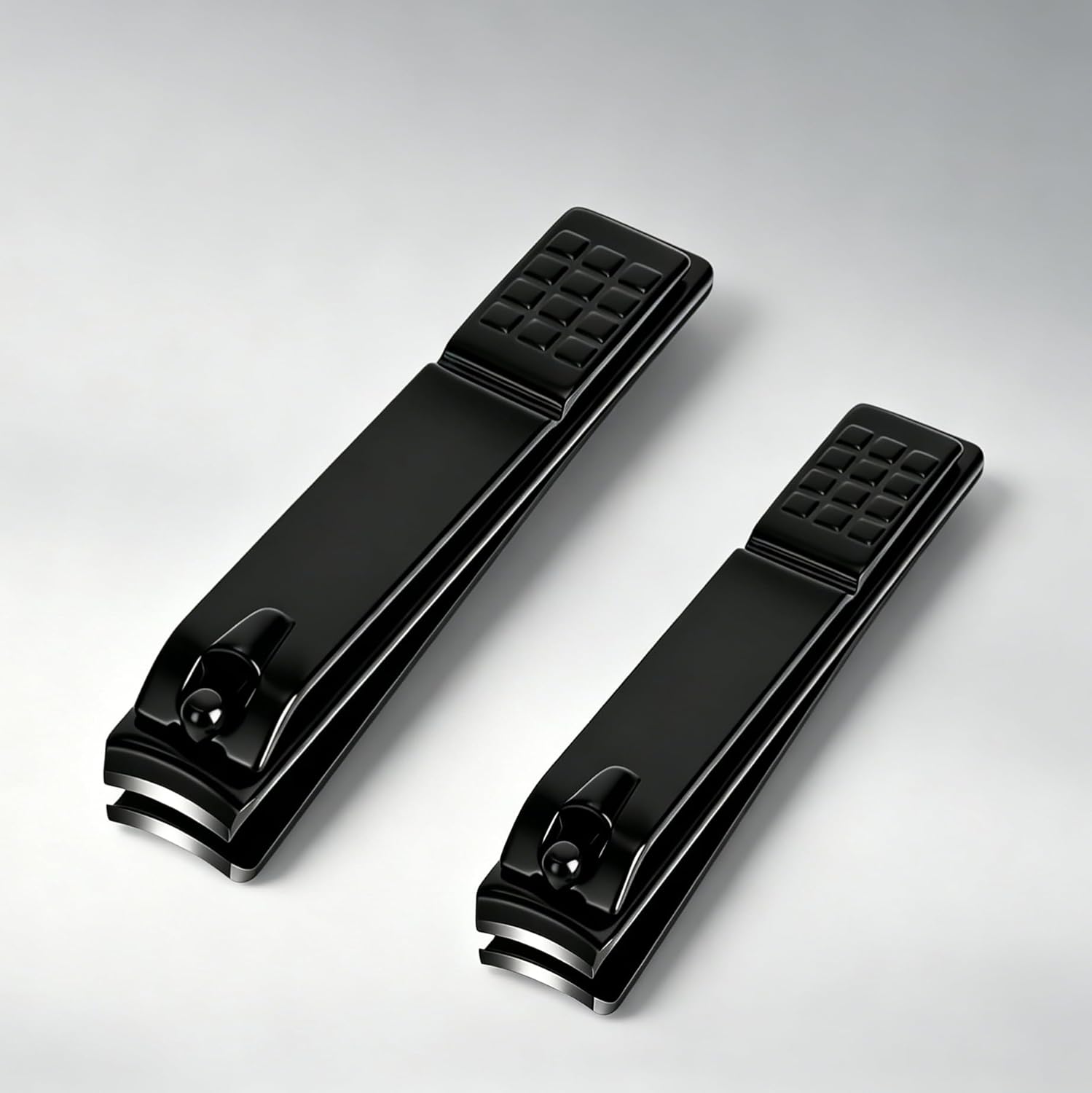 【¥65⭕】◤ネイルクリッパーセット 爪・足用 ブラック 高耐久カッター