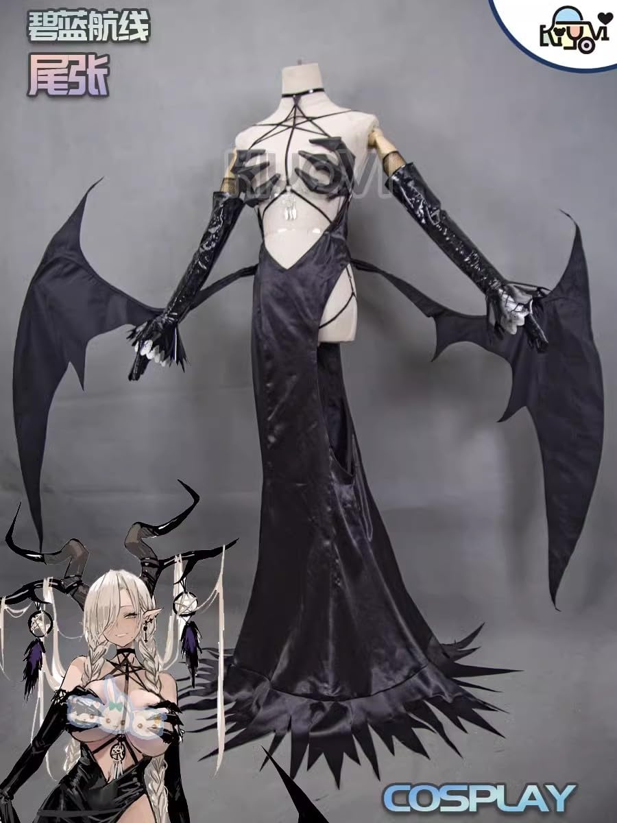 Amazon.co.jp: アズールレーン 尾張 コスプレ衣装(ウィッグ 靴別売り