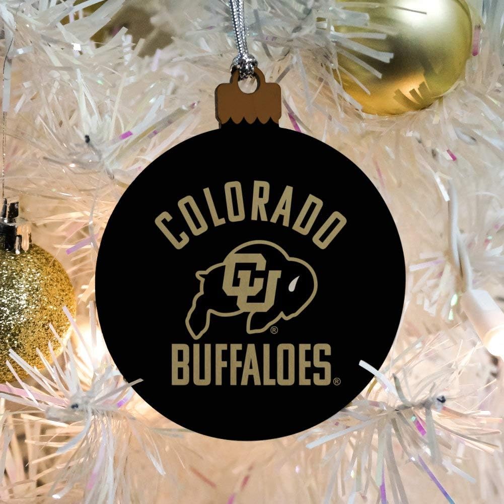 GRAPHICS & MORE Colorado Buffaloes Wood Christmas Tree Holiday Ornament - Image 5