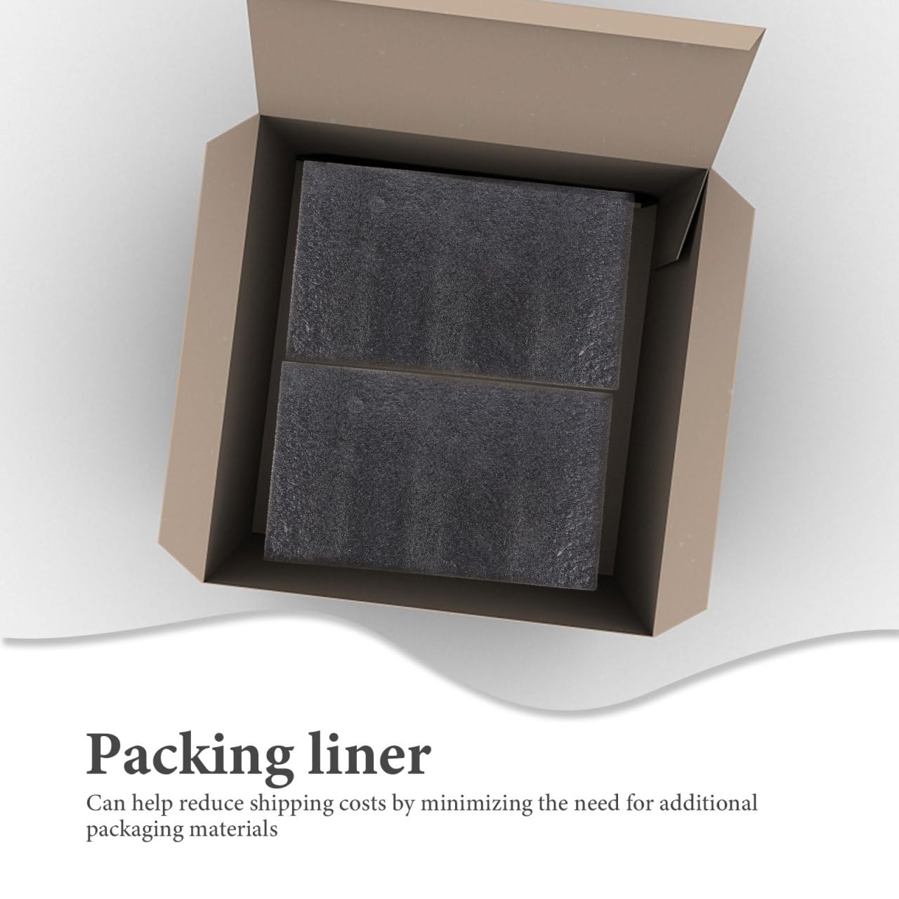 Angoily 4 Inserciones De Espuma Para Embalaje 9.84X5.90X1.96In Kit De Revestimiento De Embalaje Multiusos Almohadilla De Espuma Protectora Reutilizable Para Envíos Y Manualidades