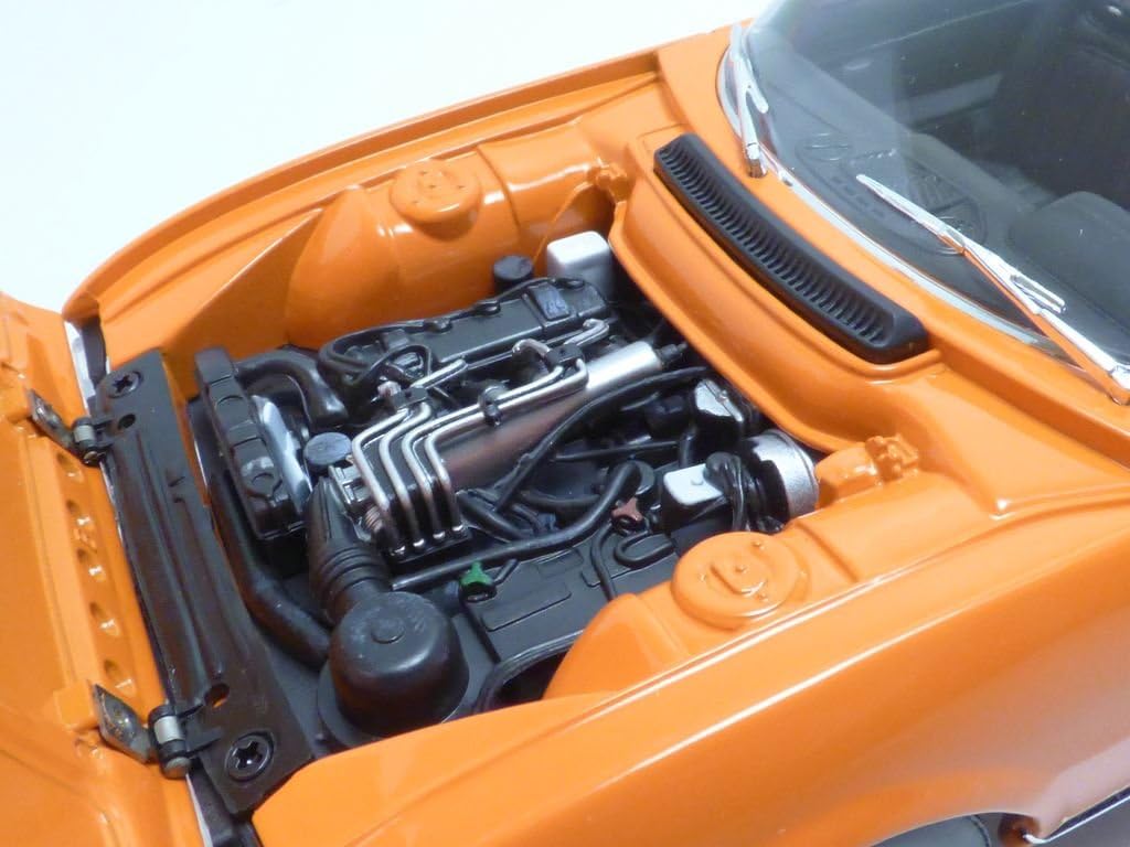 Norev 1:18 1970 Peugeot 504 Cabriolet - Capucine Yellow - NV184826