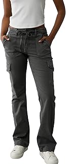 اميريكان ايغل بنطلون كارجو كلاسيكي قابل للتمدد بقصة بوت للنساء 335224702_Amec036، مقاس US 6، رمادي ضبابي