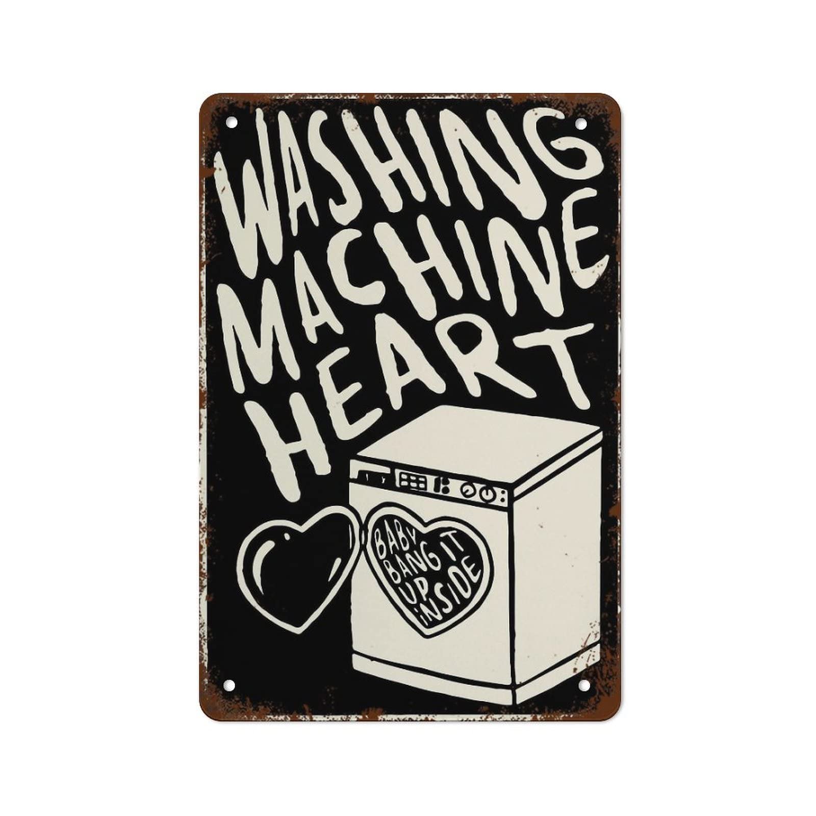 Washing Retro Metal Tin Sign Vintage Signs Painting Travel Gift Vintage Wall Decor Tin Sign Wall Decor for Home Bar Pub Cafe Farm Room Metal Retro Poster Gift For Men Women 8x5.5 Inch