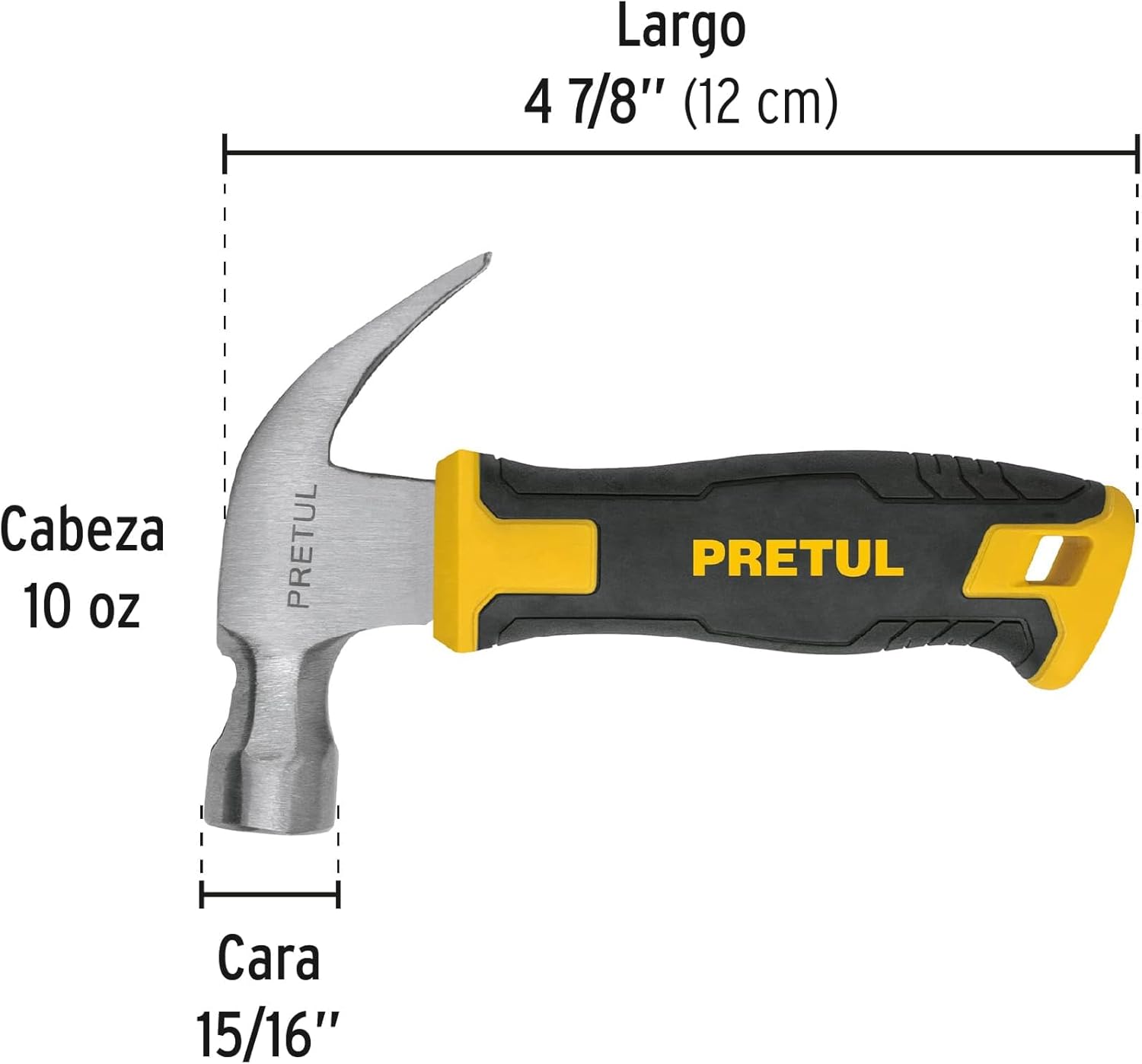 Truper 22291 / MO-10E - 10 Oz Comfort Grip Hdl Hammer Pretul