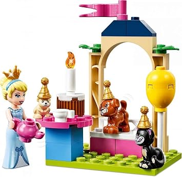 LEGO Disney Cinderellas Castle Celebration 43178 Creative Building Kit, New 2020 (168 Pieces)