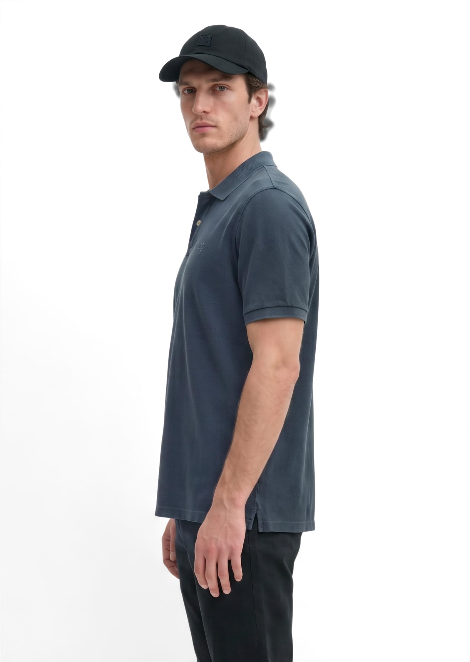 MARC O'POLO CASUAL Polo męska koszulka polo – klasyczna koszulka polo z bawełny organicznej, 896, L