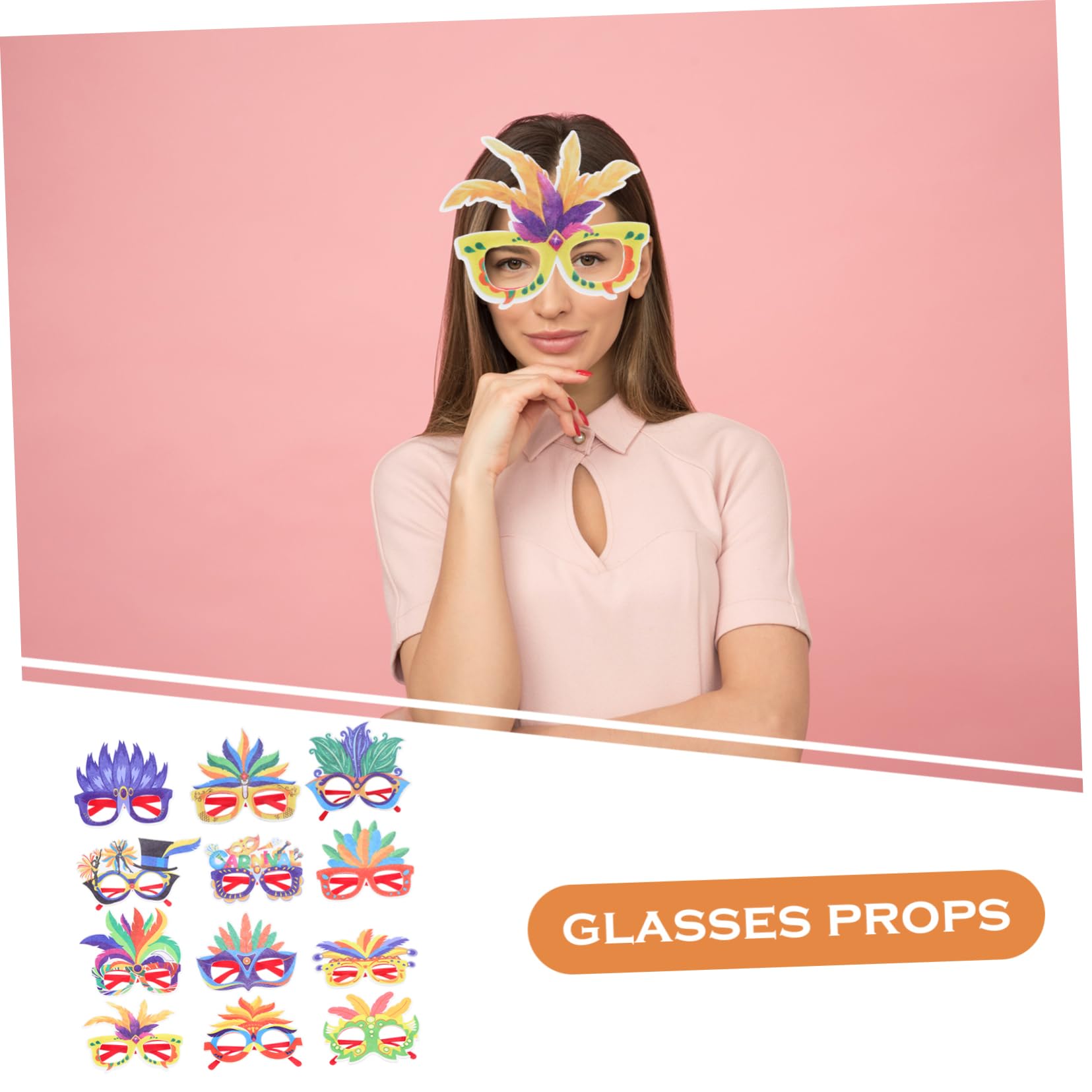 LIFKOME karneval brille faschingskostüme karnevalskostüme lustige schnapsgläser Verkleidungsbrillen accessoires fasching lustige Brille erwachsene brille Partydekorationen Papier