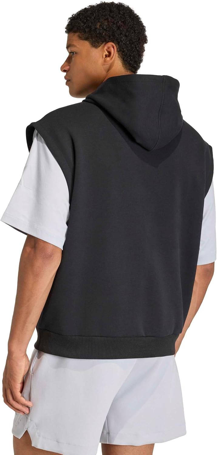 adidas mens Soft Lux Hooded Vest