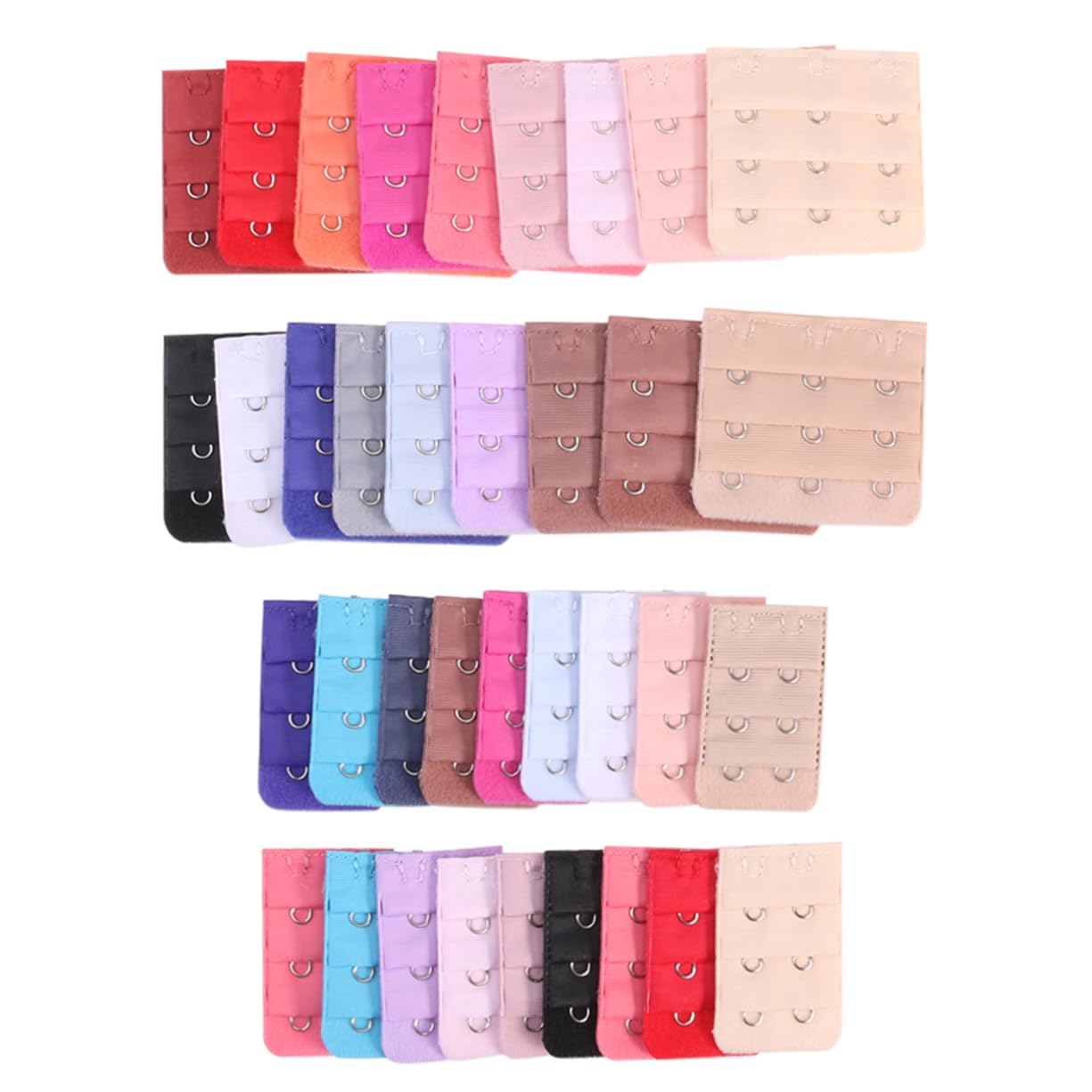 GALPADA 108 Stück BH-Verlängerung 3 Haken Büstenhalterverlängerungen BH-Verlängerung 2 Haken BH-Haken-Verlängerung BH-Schnallenverlängerung BH-Verschluss BH-Verlängerer mit 3 Haken
