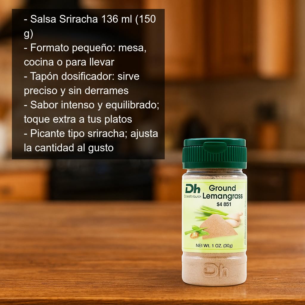 Lemongrass Powder 30g Citronela Vietnam Shaker Jar for Curries Soups Marinades Wok Infusions